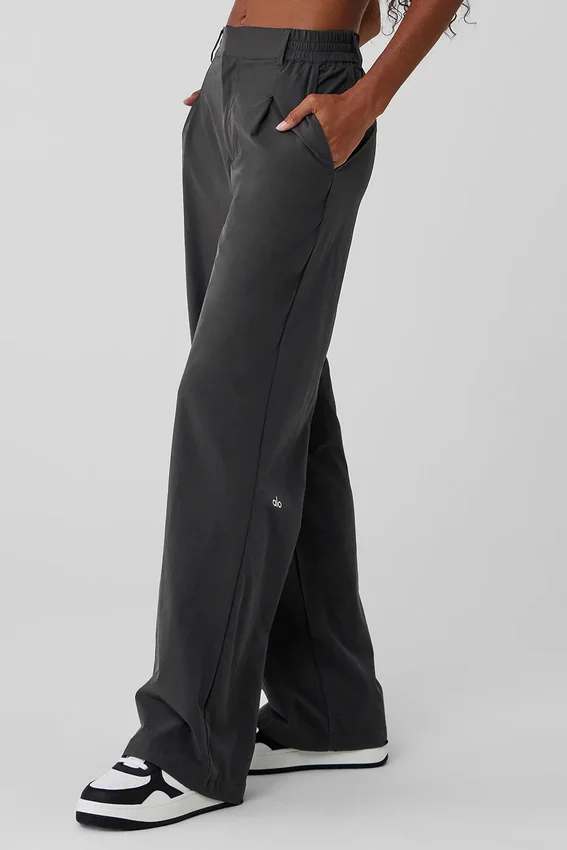 High-Waist Pursuit Trouser – antracyt