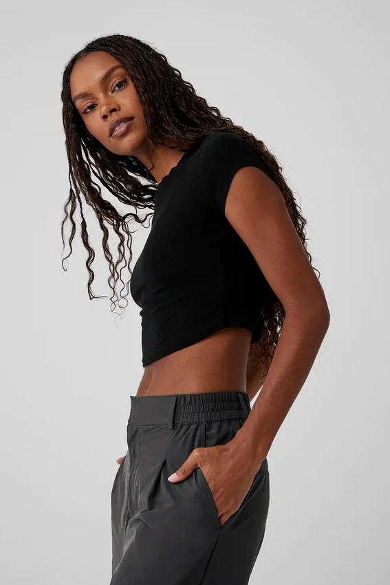 High-Waist Pursuit Trouser – antracyt