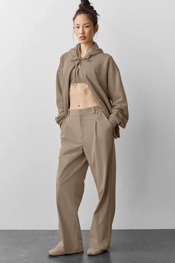 High-Waist Pursuit Trouser (Regular) – kolor Gravel