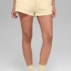 High-Waist Socialite Szorty – Candlelight Yellow
