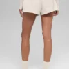 High-Waist Socialite Szorty – kolor kości