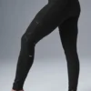 High-Waist Spotlight Legginsy – czarne
