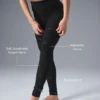 High-Waist Spotlight Legginsy – czarne