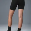 High-Waist szorty rowerowe 7" – czarne