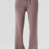 High-Waist Wide Leg Pants „Snuggle up Sweater” – kolor grzybowy