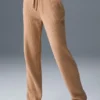 High-Waist Wide Leg Pants „Snuggle Up Sweater” – kolor Toasted Almond