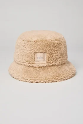 Kapelusz typu bucket Foxy Sherpa – kolor camel