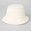 Kapelusz typu bucket Winterfun – kolor kości słoniowej