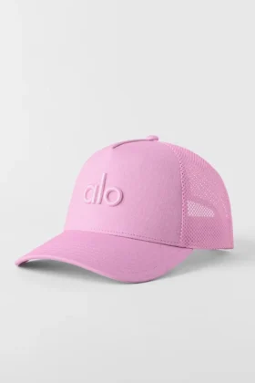 Kapelusz typu „trucker” z serii District – Candy Heart Pink