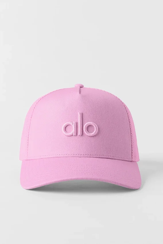 Kapelusz typu „trucker” z serii District – Candy Heart Pink