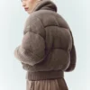 Kaszmirowy swetr puchowy Northstar – kolor Alpine Cocoa Heather