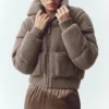Kaszmirowy swetr puchowy Northstar – kolor Alpine Cocoa Heather