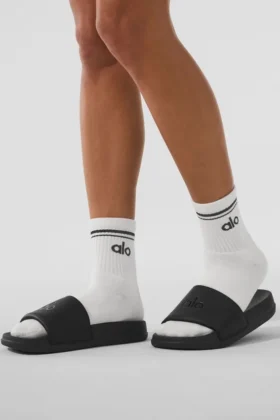 Klapki unisex „It Slide” – czarne