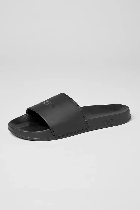 Klapki unisex „It Slide” – czarne