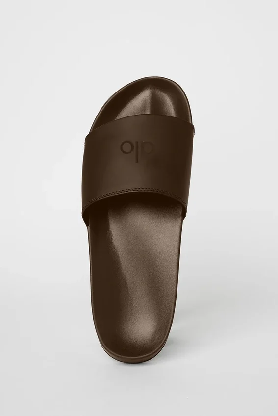 Klapki unisex „It Slide” – kolor Espresso