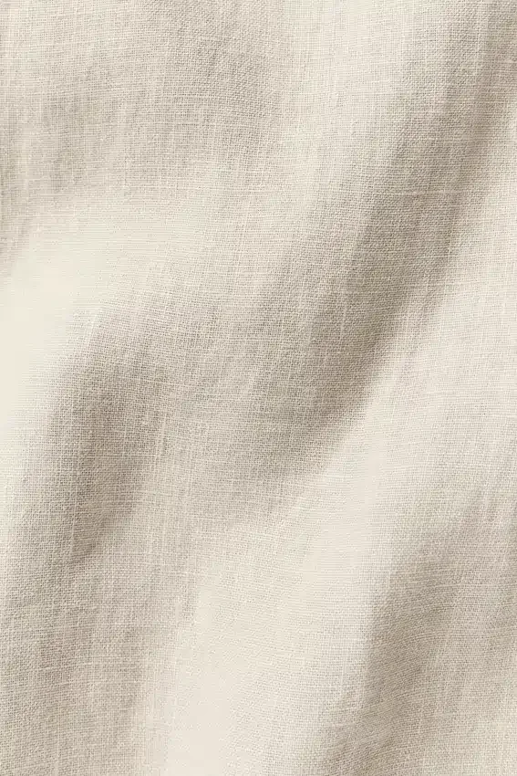 Koszula z krótkim rękawem Linen Days – kolor kości