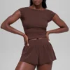 Koszulka Alosoft Back for More – Brownstone