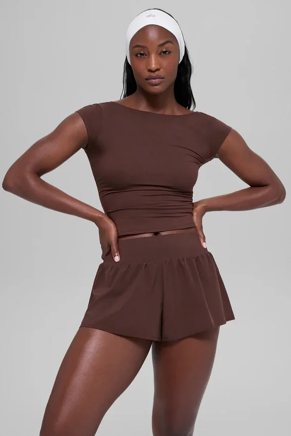 Koszulka Alosoft Back for More – Brownstone