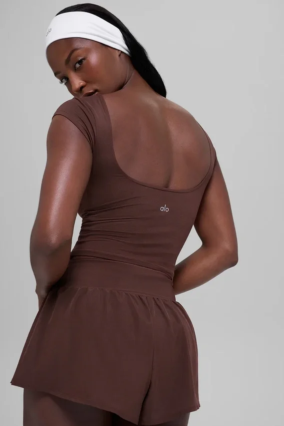 Koszulka Alosoft Back for More – Brownstone