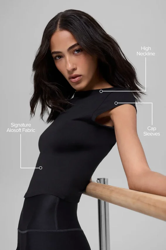 Koszulka Alosoft Back for More – czarna