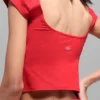 Koszulka Alosoft Back for More – jaskrawoczerwona