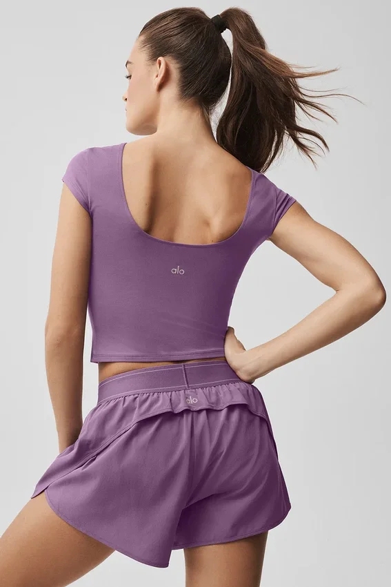 Koszulka „Alosoft Back for More” – kolor Plum Kiss