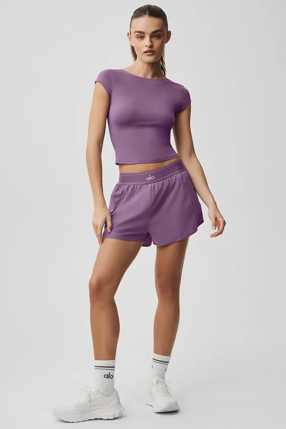 Koszulka „Alosoft Back for More” – kolor Plum Kiss