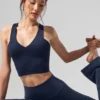 Koszulka bez rękawów Airbrush Real Bra – Navy