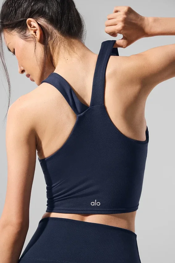 Koszulka bez rękawów Airbrush Real Bra – Navy
