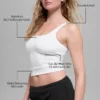 Koszulka bez rękawów Alo Softsculpt Precision – biała