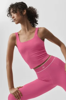 Koszulka bez rękawów Alo Softsculpt Precision – kolor Paradise Pink