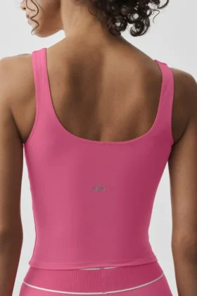 Koszulka bez rękawów Alo Softsculpt Precision – kolor Paradise Pink
