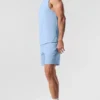 Koszulka bez rękawów Alo Vapor Muscle – kolor Seashell Blue