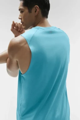 Koszulka bez rękawów Alo Vapor Muscle Tank – Blue Breeze
