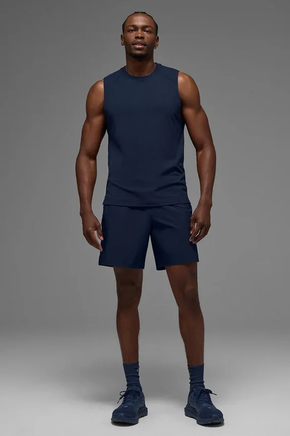 Koszulka bez rękawów Alo Vapor Muscle Tank – Navy