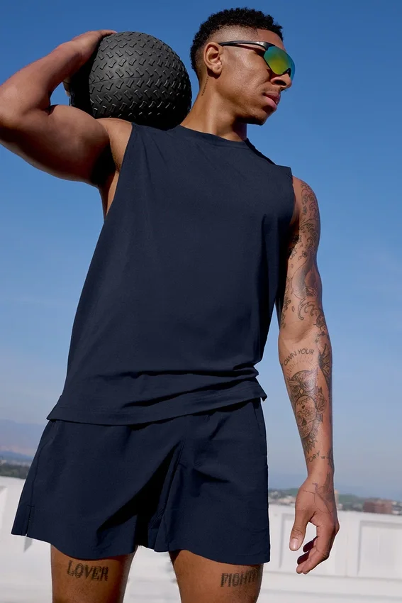 Koszulka bez rękawów Alo Vapor Muscle Tank – Navy