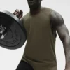 Koszulka bez rękawów Alo Vapor Muscle Tank – Olive Tree