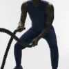 Koszulka bez rękawów Conquer Muscle – granatowa