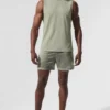 Koszulka bez rękawów Conquer Muscle – kolor wapienny
