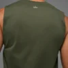 Koszulka bez rękawów Conquer Muscle – zielono-oliwkowa
