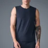 Koszulka bez rękawów Triumph Muscle – granatowa