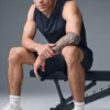 Koszulka bez rękawów Triumph Muscle – granatowa