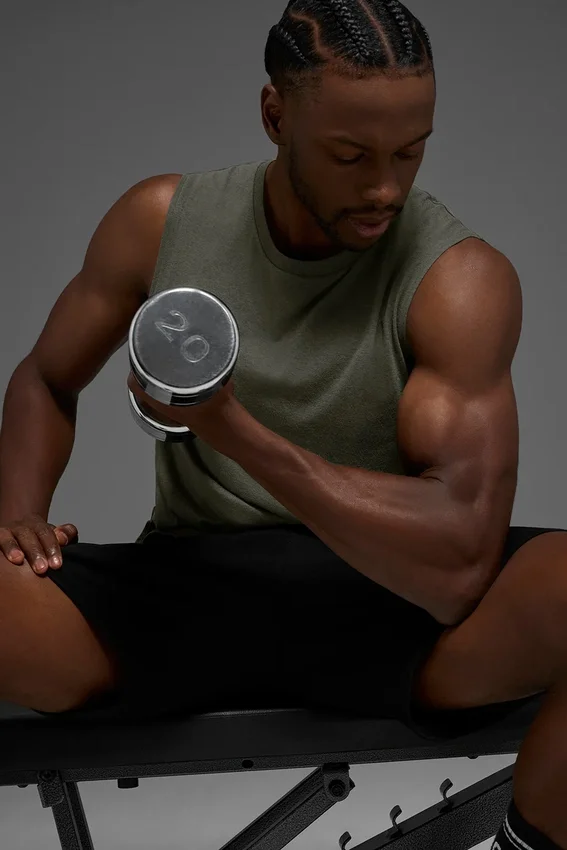 Koszulka bez rękawów Triumph Muscle – zielony Stealth