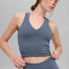 Koszulka bez rękawów z efektem „Airbrush Real Bra” – Bluestone