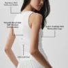 Koszulka bez rękawów z wbudowanym biustonoszem Alo Softsculpt No Nonsense – White