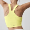 Koszulka na ramiączkach Real Bra z wbudowanym biustonoszem Airbrush – kolor Sunshine
