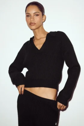 Koszulka polo Cashmere Northstar – czarna