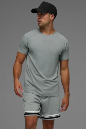 Koszulka raglanowa Triumph – Lunar Grey