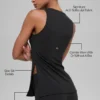 Koszulka z biustonoszem Alo Softsculpt Precision – czarna