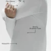 Koszulka z długim rękawem Conquer 1/4 Zip Reform – biała